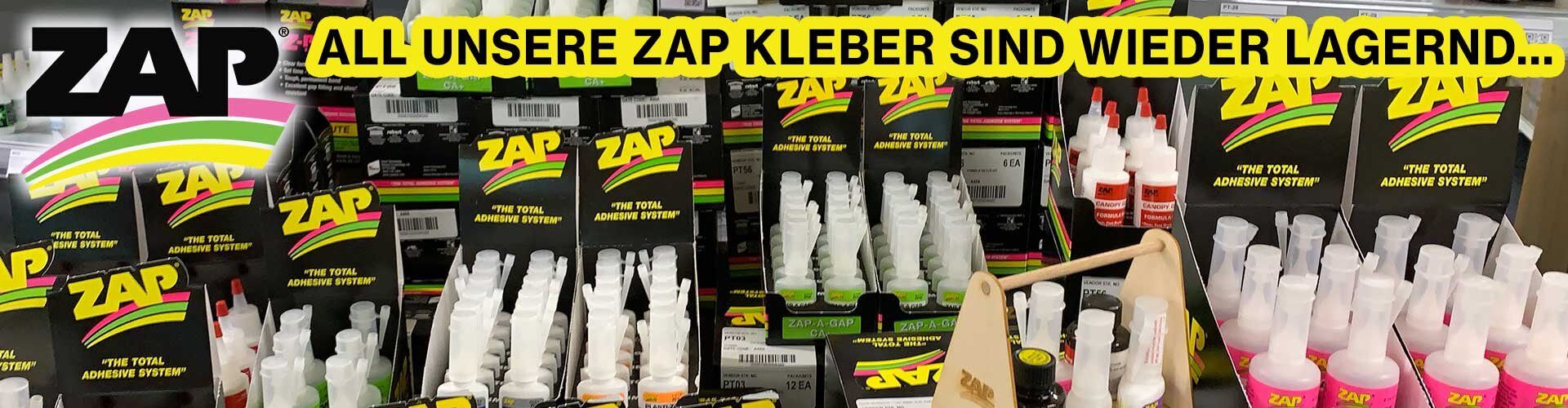 ZAP Kleber ab Lager verfügbar