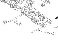 4x Querlenkerpins aussen für Z06 Evolution