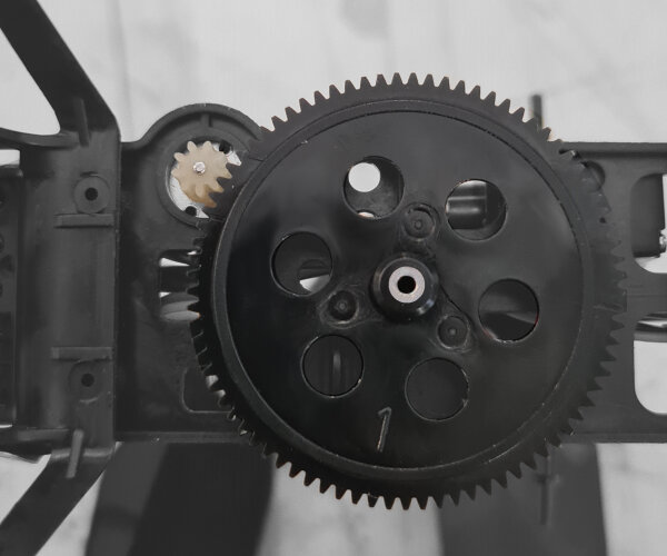 Hauptzahnrad + Motorritzel zu 9520