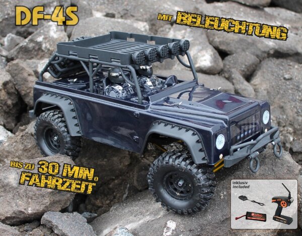 DF4S Crawler - schwarz - mit Licht - RTR