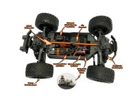 Z-10 Competition Truggy BL - brushless-Aktion!