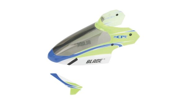 Blade Kabinenhaube Grün mit Finne : mCP X