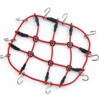 Gepäcknetz ca. 80x60mm Rot Deko 1/24