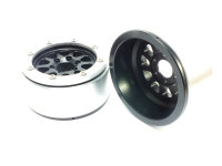 Beadlock Wheels GEAR schwarz/silber 1.9 (2)