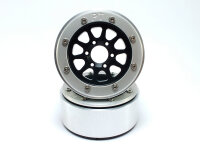 Beadlock Wheels GEAR schwarz/silber 1.9 (2)