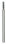 Diamantschleifstift, Zylinder, 1,8 mm