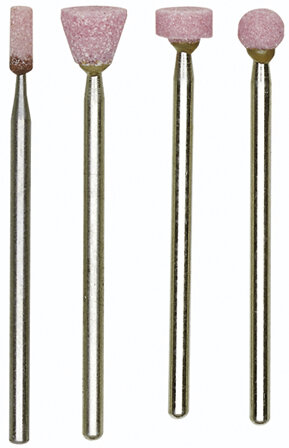 Edelkorund-Schleifkörper (Zylinder), 5 Stück