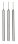 Mikro-Spiralbohrer (HSS-Stahl), 0,5 mm, 3 Stück
