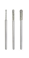 Diamant-beschichtete Schleifstifte, Kugel Ø 2,2 mm