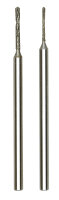 Diamant-Spiralbohrer, je ein Stück 0,8 und 1,2 mm