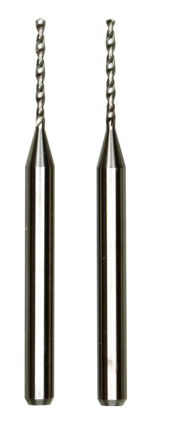 HM-Mikrobohrer 1,0 mm, 2 Stück