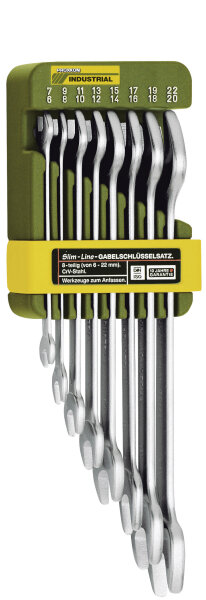 Doppel-Maulschlüsselsatz, 8-teilig