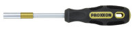 Schraubendreher mit 1/4""-Bit-Aufnahme m.Federhülse