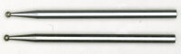 Diamantschleifstifte, Kugel, 1,0 mm, 2 Stück