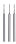 Mikro-Spiralbohrer (HSS-Stahl), 1,0 mm, 3 Stück