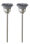 Topfbürsten, Stahl, 13 mm, 2 Stück