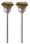 Topfbürsten Messing, 13 mm, 2 Stück