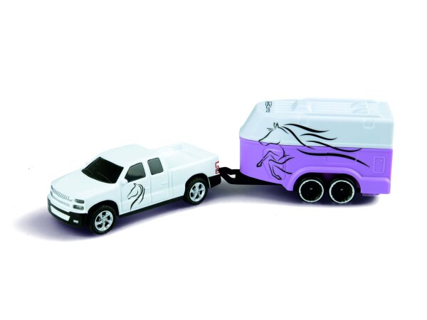 Mini RC Car mit Pferdetransporter