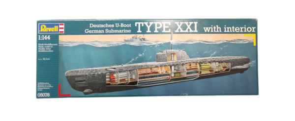 U-Boot Typ XXI mit Interieur