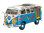 VW T1 Samba Bus Flower Power