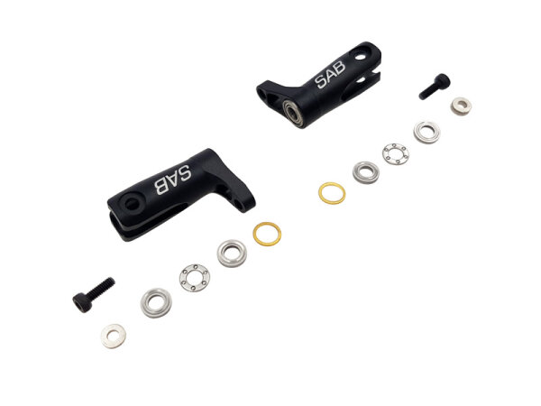 SAB Goblin RAW 420 Alu Heckrotor Blatthalter schwarz