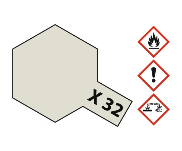 X-32 Titanium Silber glänzend 23 ml