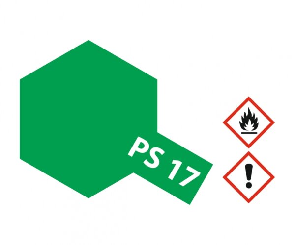 PS-17 Metallic Grün Polycarbonat 100ml