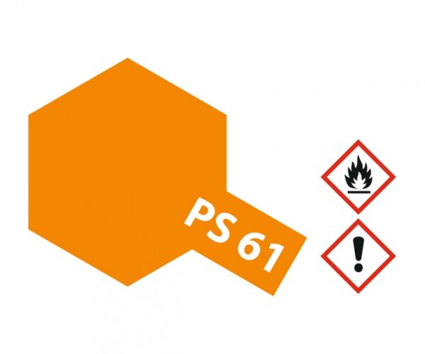 PS-61 Metallic Orange Poycarbonat 100ml