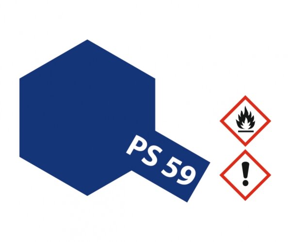 PS-59 Dkl. Metallic Blau Polycarbonat 100ml