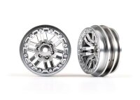 Felgen für TRX-4m Satin-Chrom 10 Speichen 1.0" 2 Stk