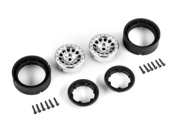 Method Race Felgen 1,0" Beadlock Chrom für TRX-4m