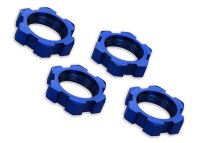 Radmuttern verzahnt Aluminium Blau 17mm (4 Stk)