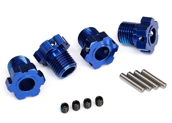 Radmitnehmer Aluminium Blau 17mm