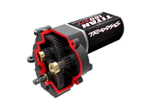 GETRIEBE U. MOTOR KOMPLETT, KURZE UNTERSETZUNG TRAXXAS