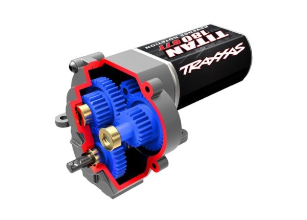 GETRIEBE U. MOTOR KOMPLETT, SPEED UNTERSETZUNG TRAXXAS