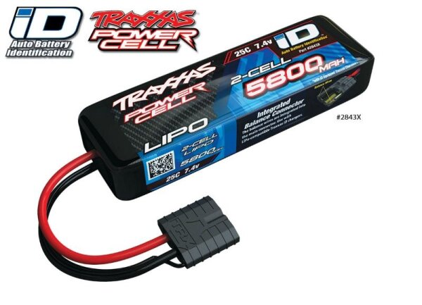 TRAXXAS 5800mAh - 7,4V 2-Zellen 25C