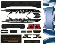 TMT Karo unbreakable Schwarz inkl. Sticker für TRX Xmaxx 8s