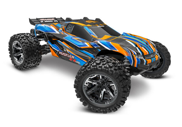 TRAXXAS Rustler 4X4 VXL HD Orange 1/10 Stadium-Truck RTR