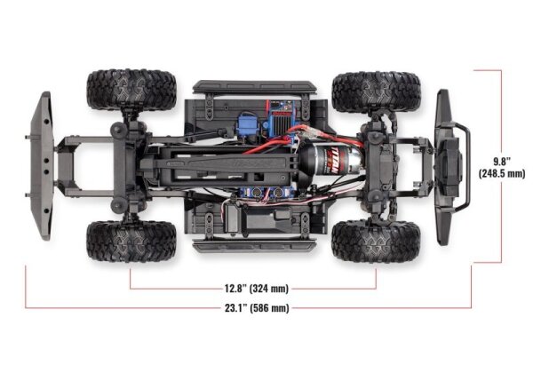 TRAXXAS TRX-4Land Rover Crawler rot
