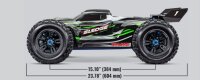 SLEDGE 1/8 Brushless Monster Truck 4x4 - orange