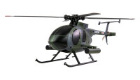 Hughes MD500 Helikopter Milit&auml;r 4-Kanal 6G RTF grau