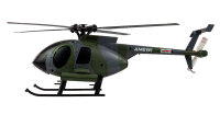 Hughes MD500 Helikopter Milit&auml;r 4-Kanal 6G RTF grau