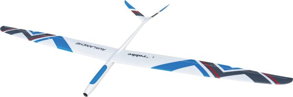 Robbe Modellsport Avalanche ARF Voll-CFK 2,8m Elektro Segler, Voll-Carbon, wei&szlig;-blau