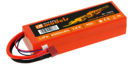 Lipo Akku 2S - 7,4 Volt - 6500mAh, 45C - eckig