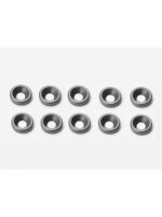 Alu M3 Countersink Washer-Gray (10)