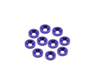 Alu M4 Countersink Washer-Blue (10)