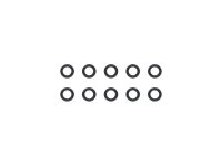 Alu Shims 3 x 5 x 0.5 Black (10)