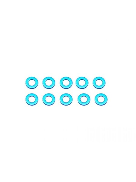 Alu Shims 3X6X0.5-Blue (10)