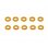 Alu Shims 3 x 5 x 1 Orange (10)