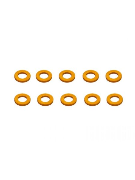 Alu Shims 4 x 7 x 1 Orange (10)